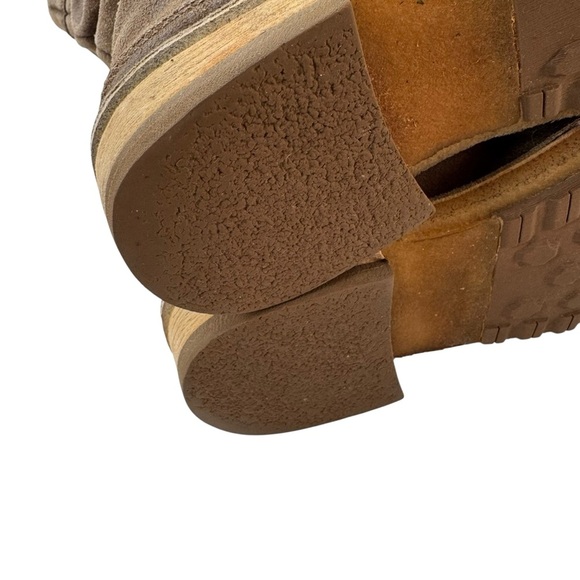 Clarks Women's Leather Soho Houston Moto Boot Boho Rugged Weathered Calf Size 6 - Picture 9 of 14